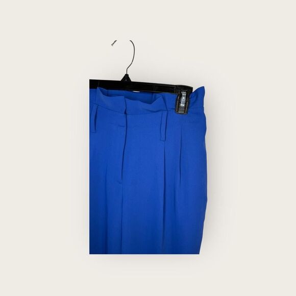 Boden Melina Paperbag Ankle Pants in Cobalt Blue Size 4 Petite - Picture 7 of 9